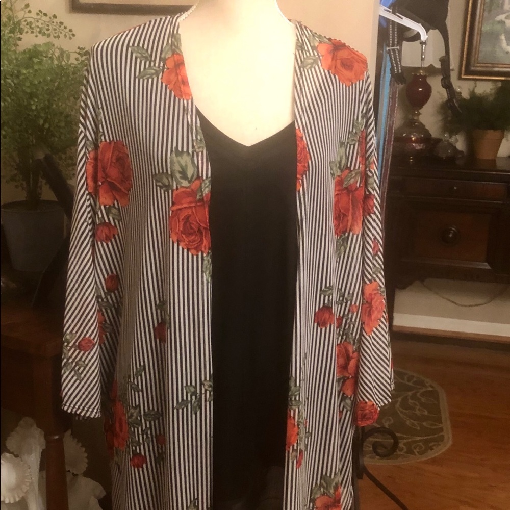 Beautiful Striped Kimono